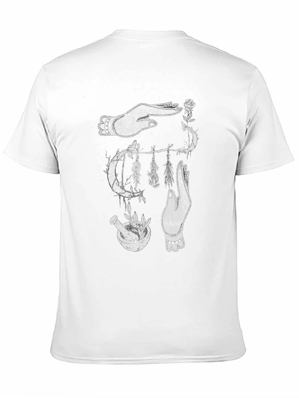 Mystic Hands Graphic T-Shirt - Unisex Black Tee