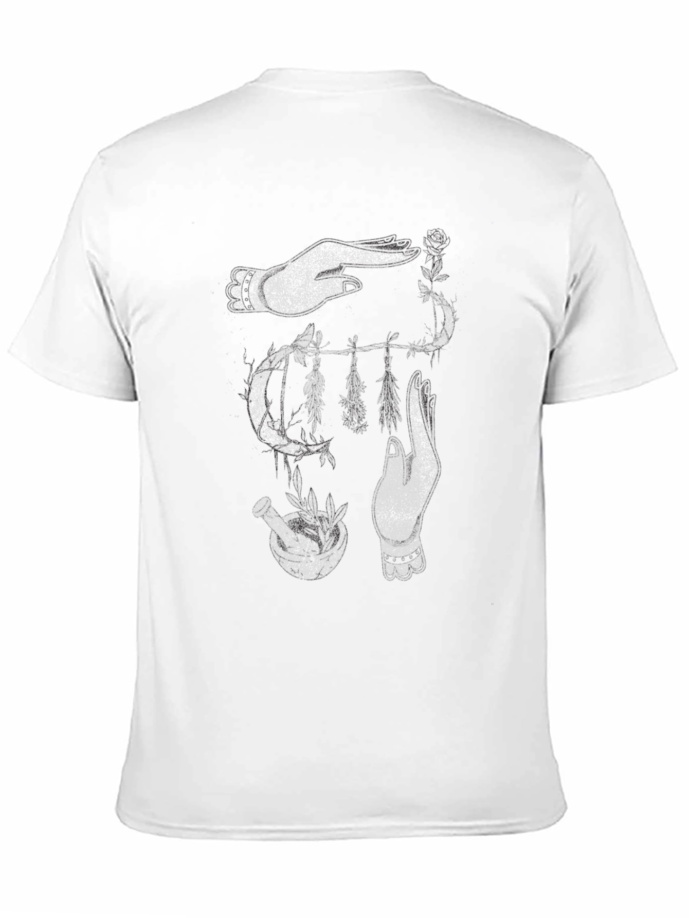 Mystic Hands Graphic T-Shirt - Unisex Black Tee
