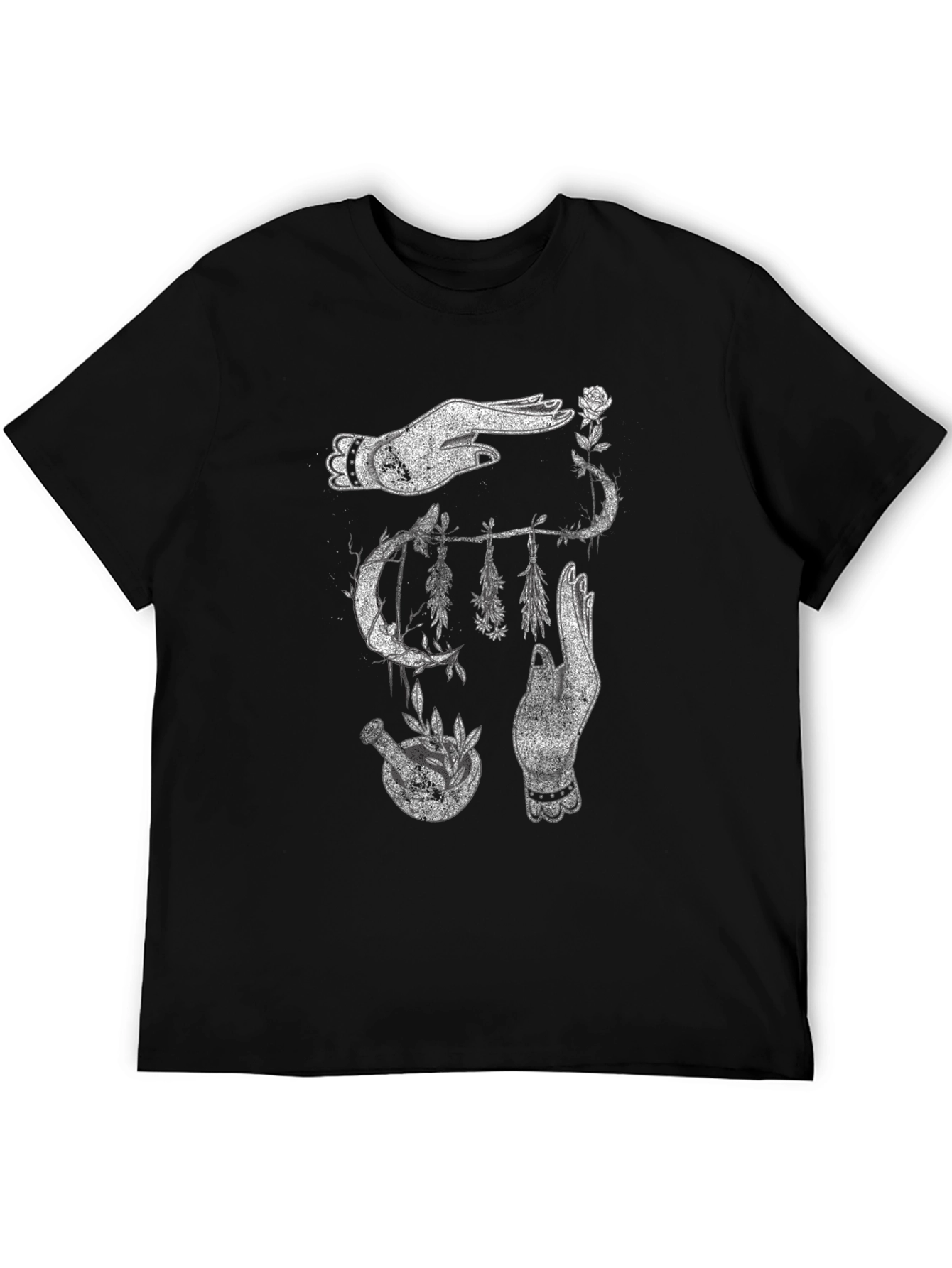 Mystic Hands Graphic T-Shirt - Unisex Black Tee