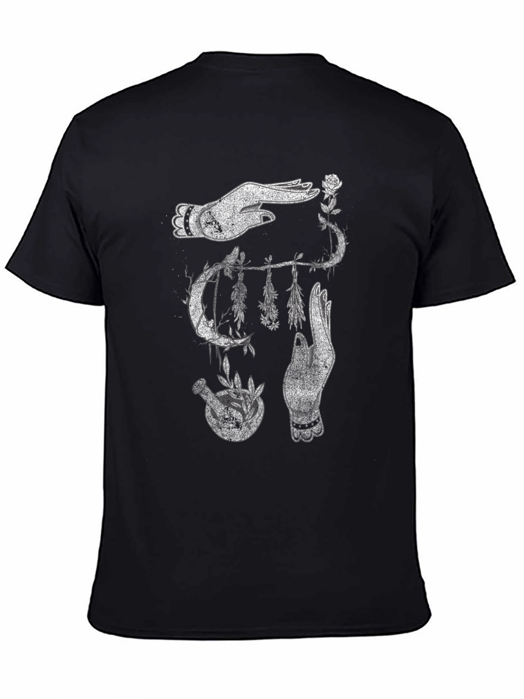 Mystic Hands Graphic T-Shirt - Unisex Black Tee