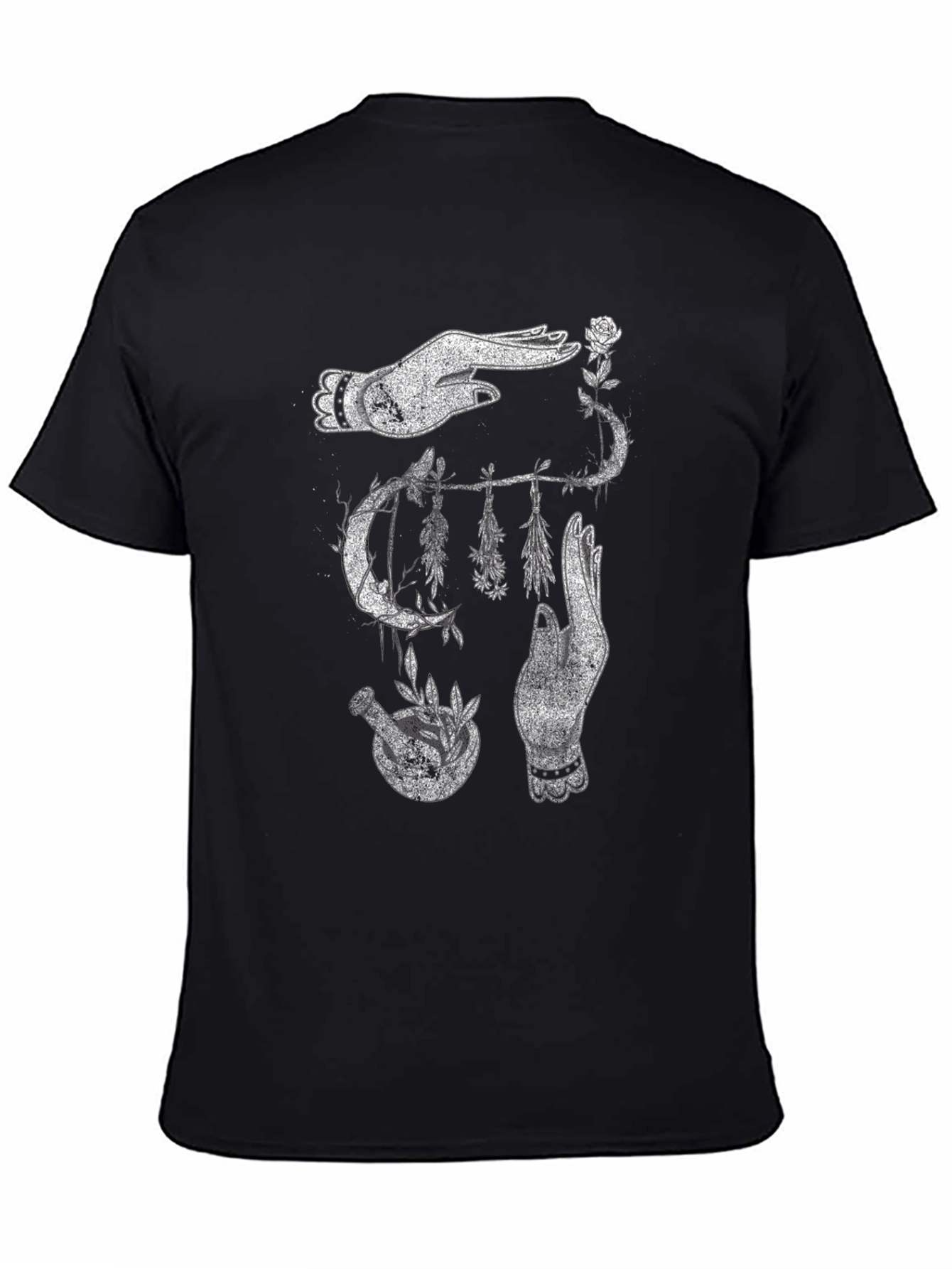 Mystic Hands Graphic T-Shirt - Unisex Black Tee