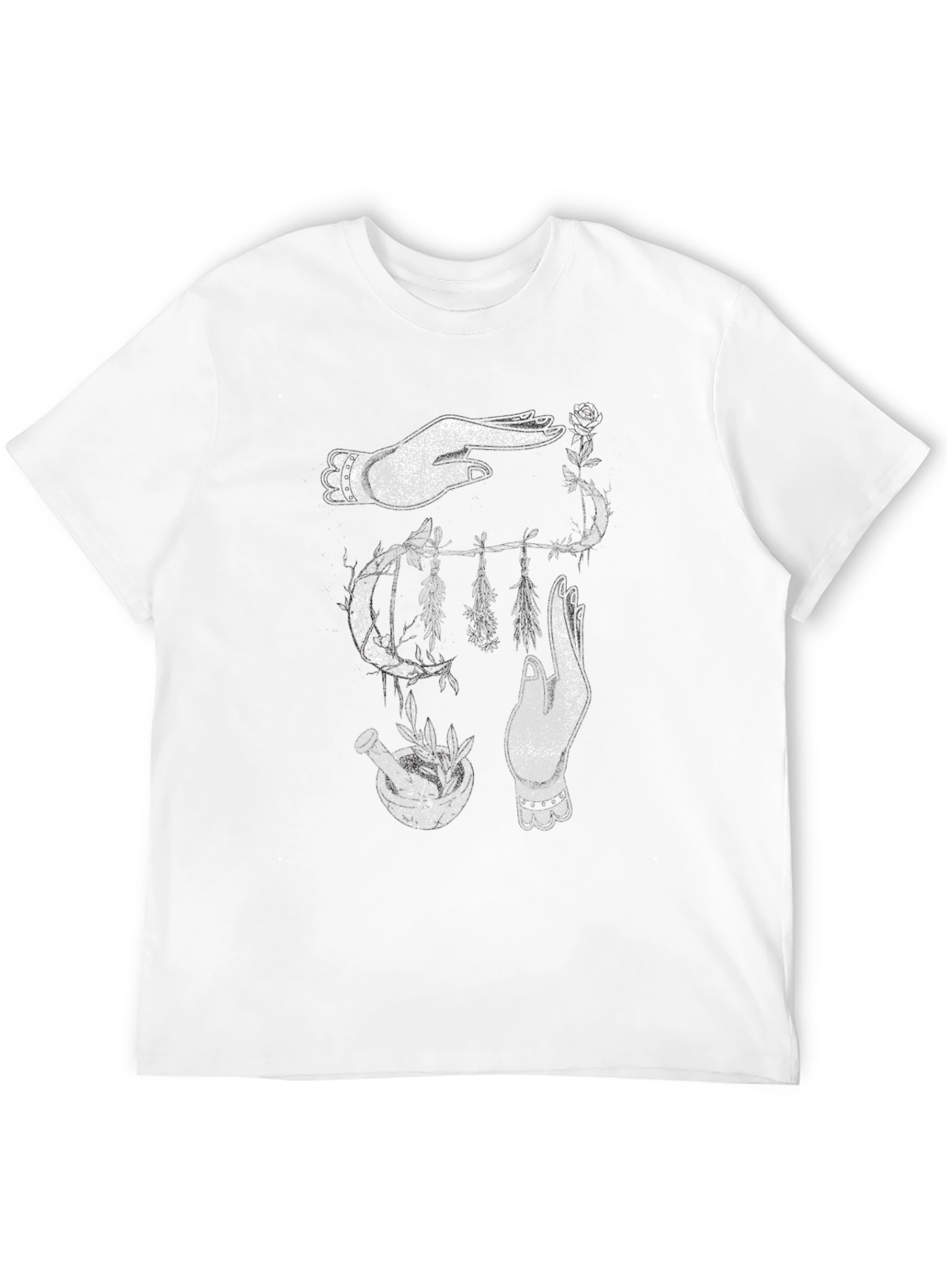 Mystic Hands Graphic T-Shirt - Unisex Black Tee