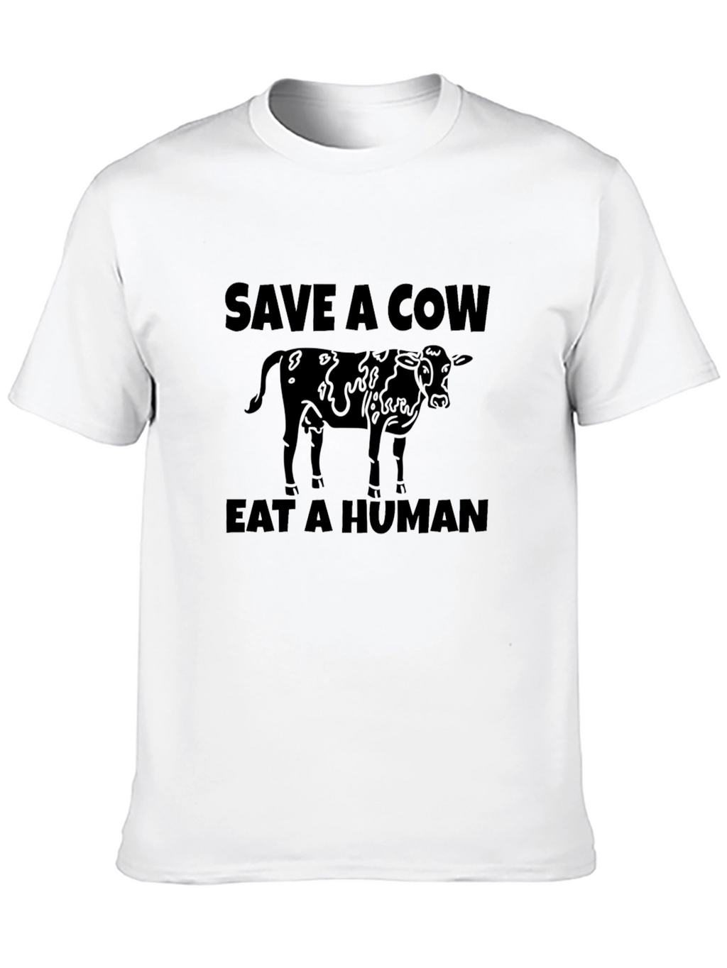 Save A Cow Eat A Human Graphic T-Shirt