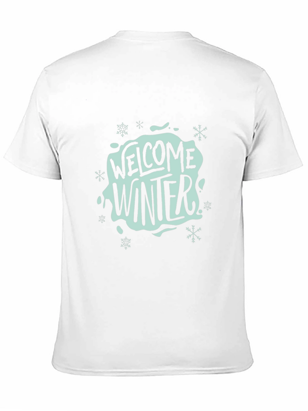 Welcome Winter Black Graphic Tee