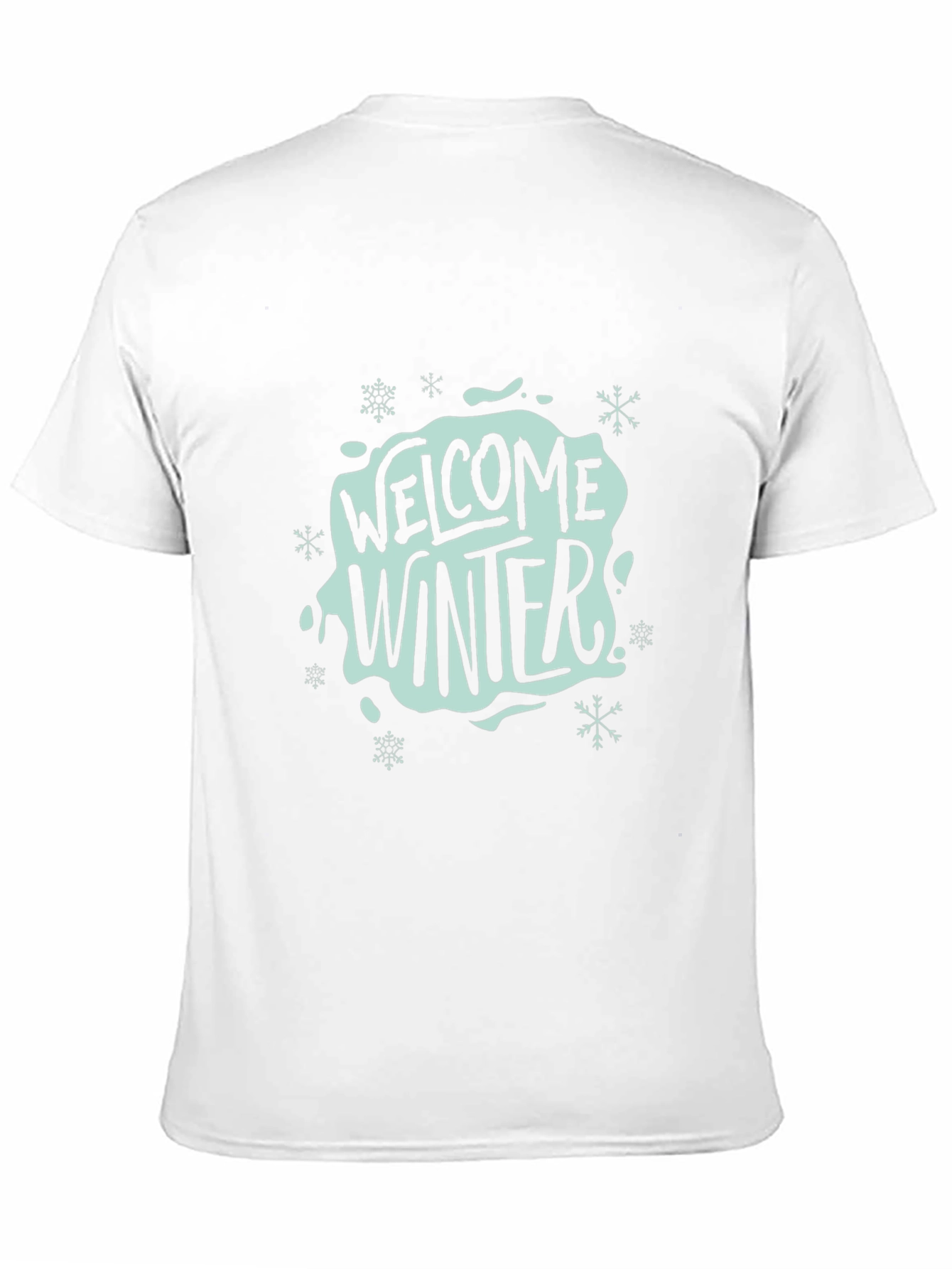 Welcome Winter Black Graphic Tee