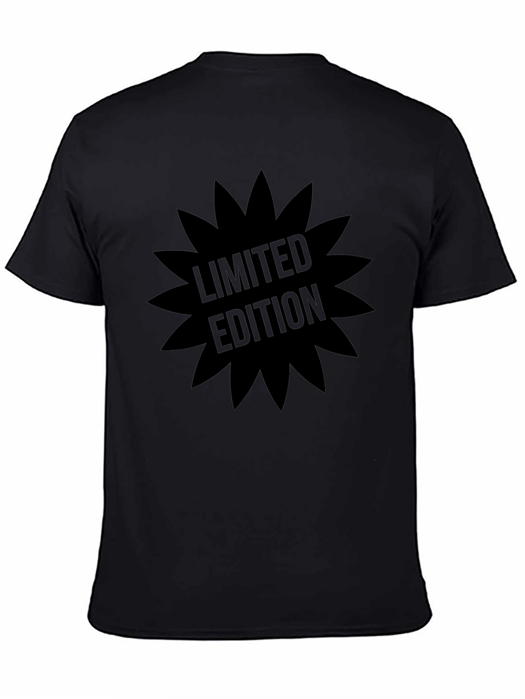 Limited Edition Mens Black Graphic Tee