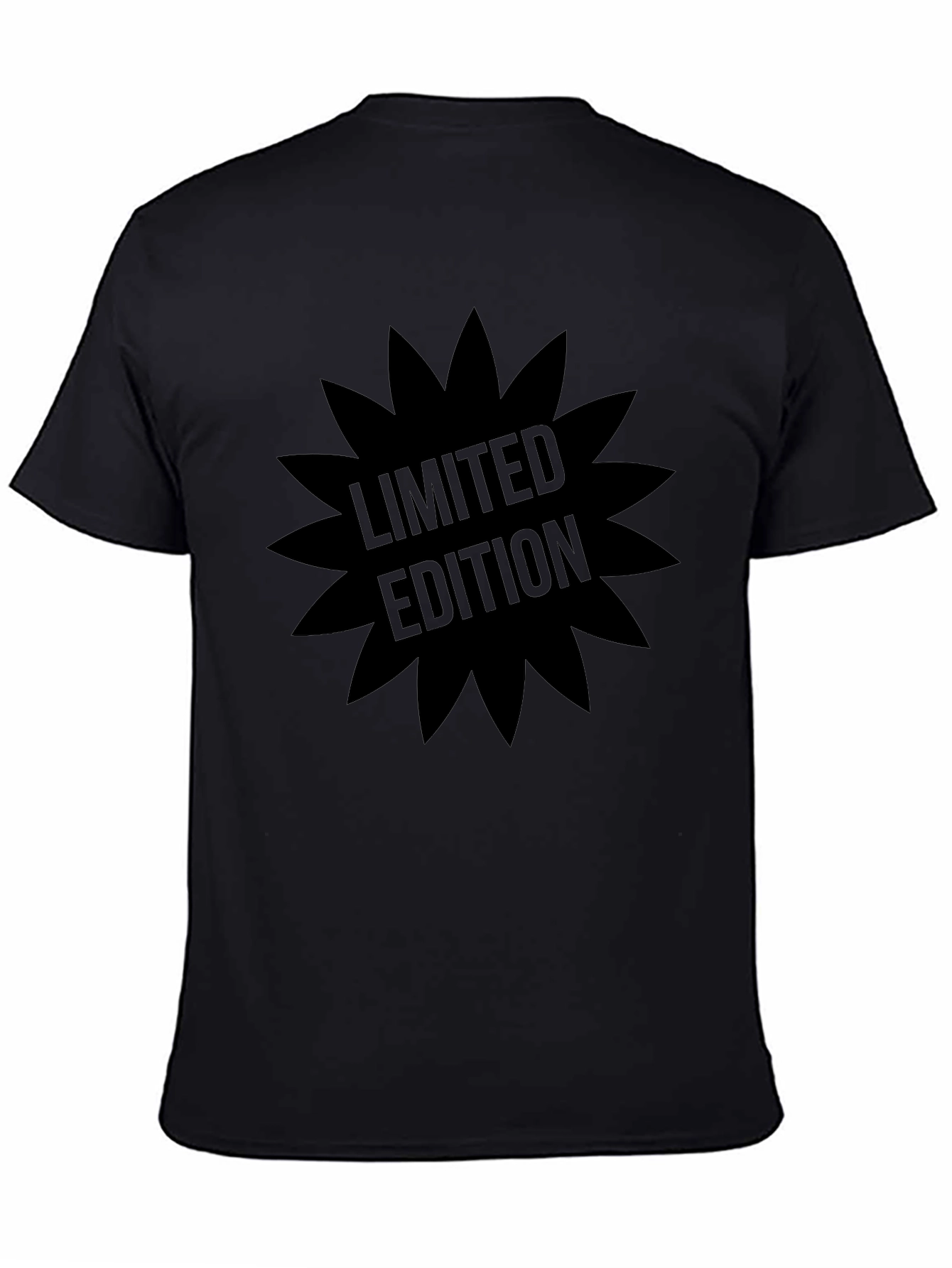 Limited Edition Mens Black Graphic Tee
