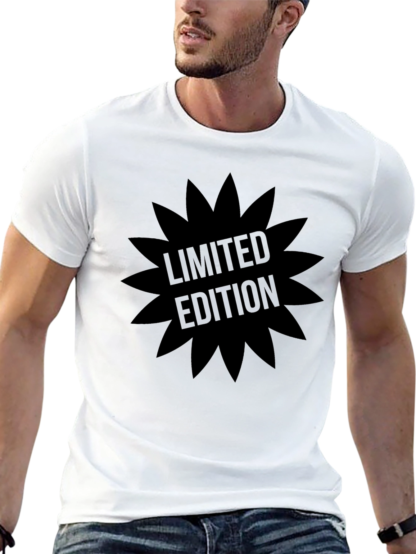 Limited Edition Mens Black Graphic Tee