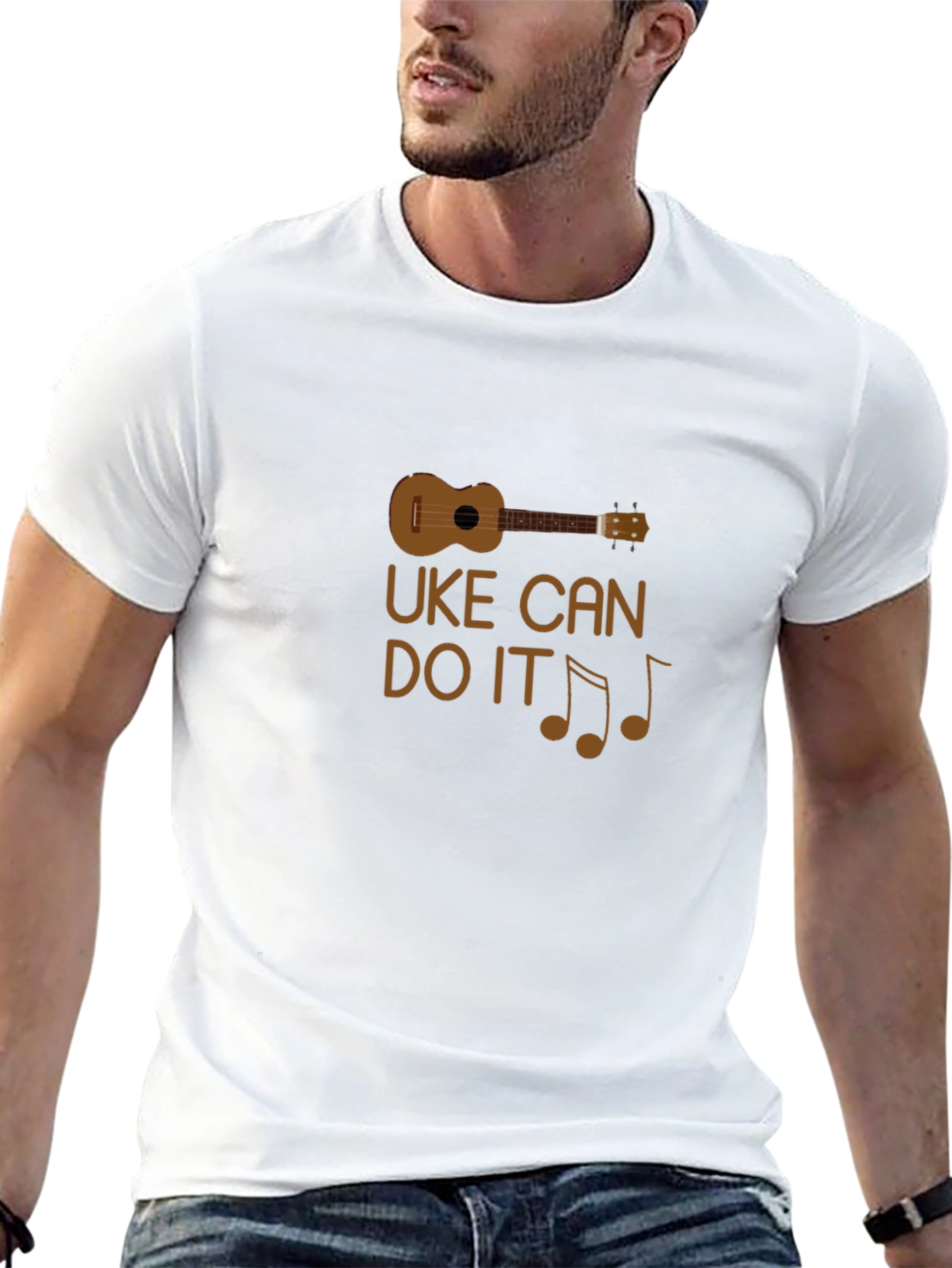 Uke Can Do It T-Shirt - Ukulele Music Tee