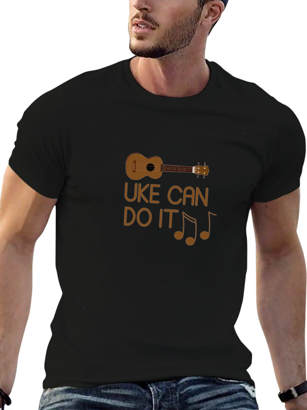 Uke Can Do It T-Shirt - Ukulele Music Tee