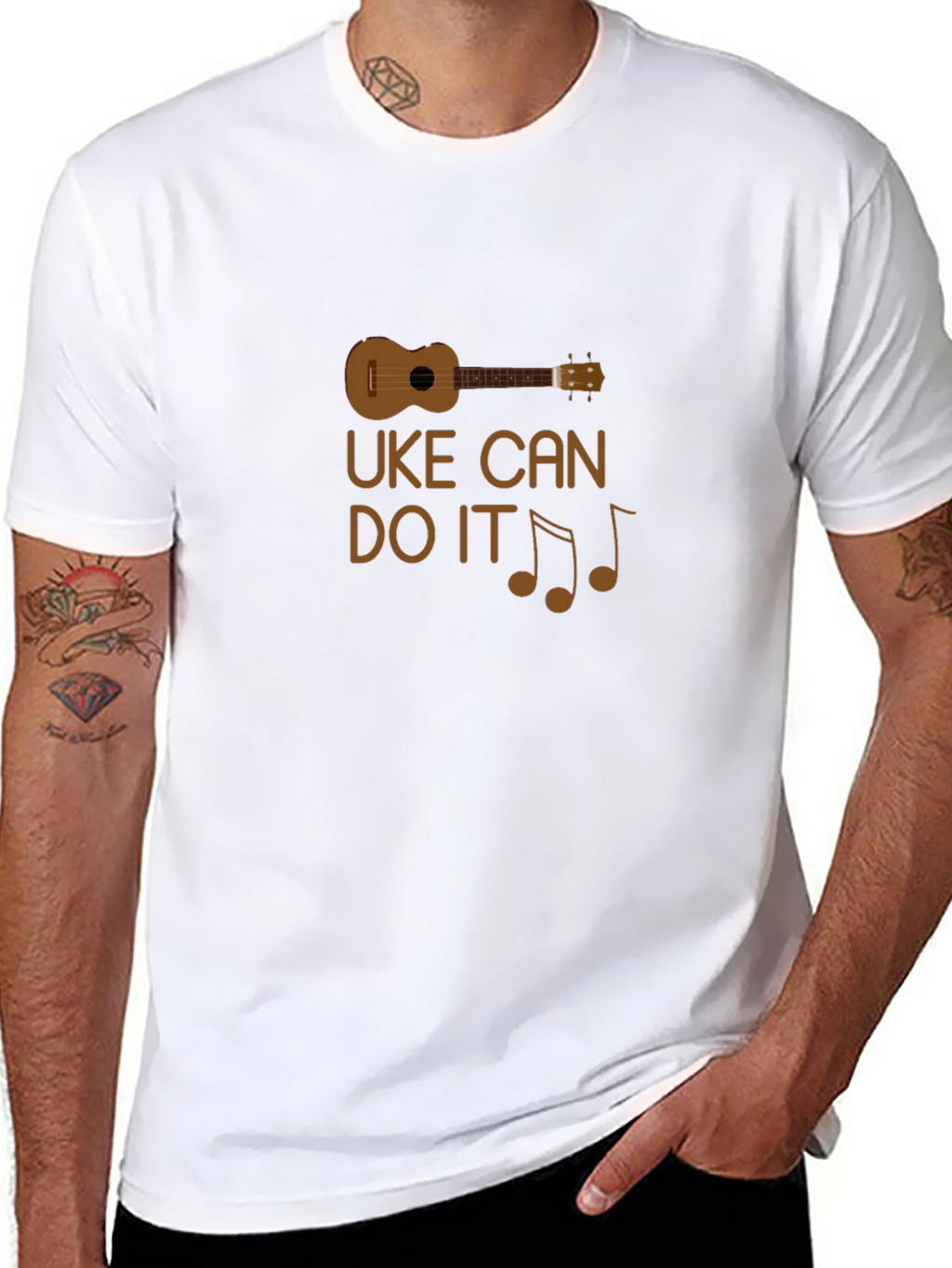 Uke Can Do It T-Shirt - Ukulele Music Tee