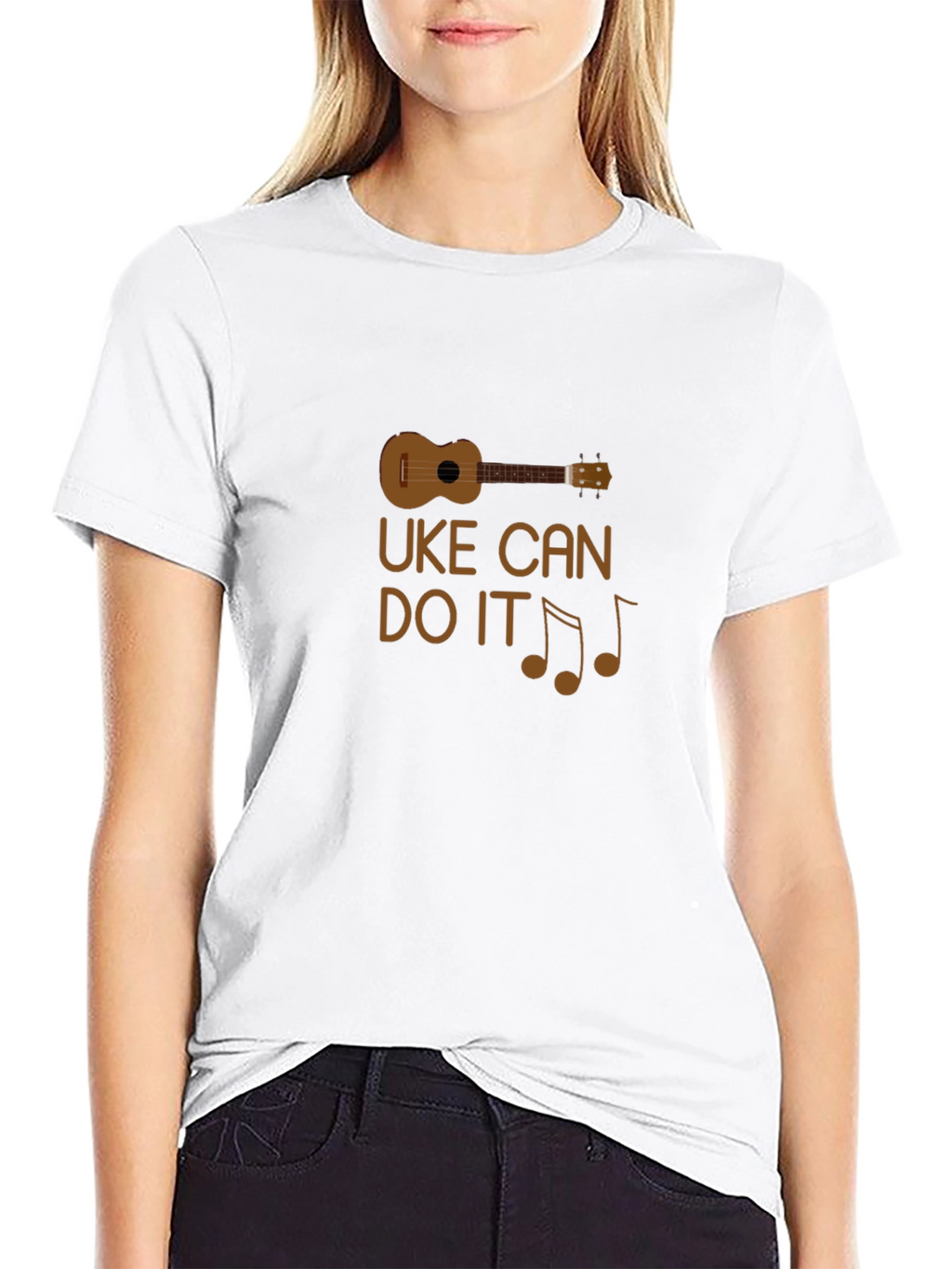 Uke Can Do It T-Shirt - Ukulele Music Tee