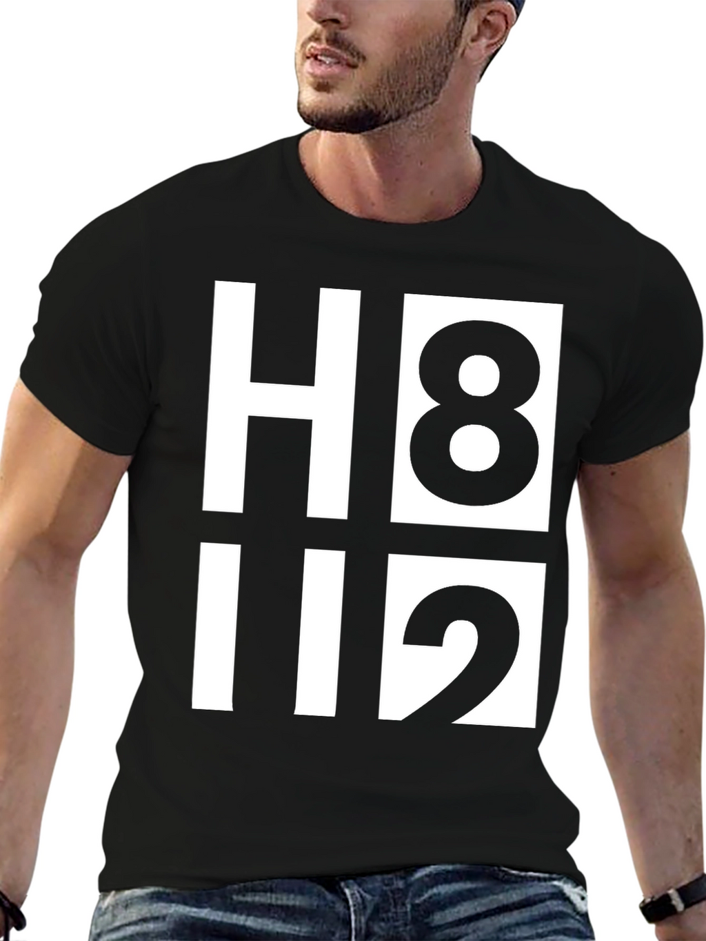 H8 112 Graphic Tee - Bold Statement Shirt