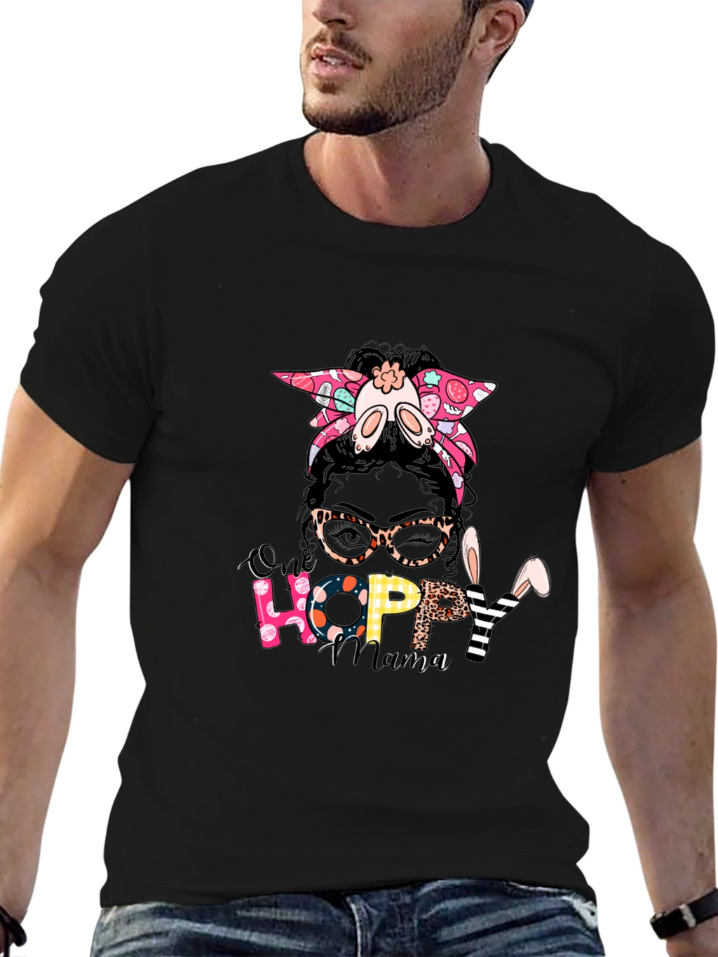 Hoppy Mama Easter Graphic Tee
