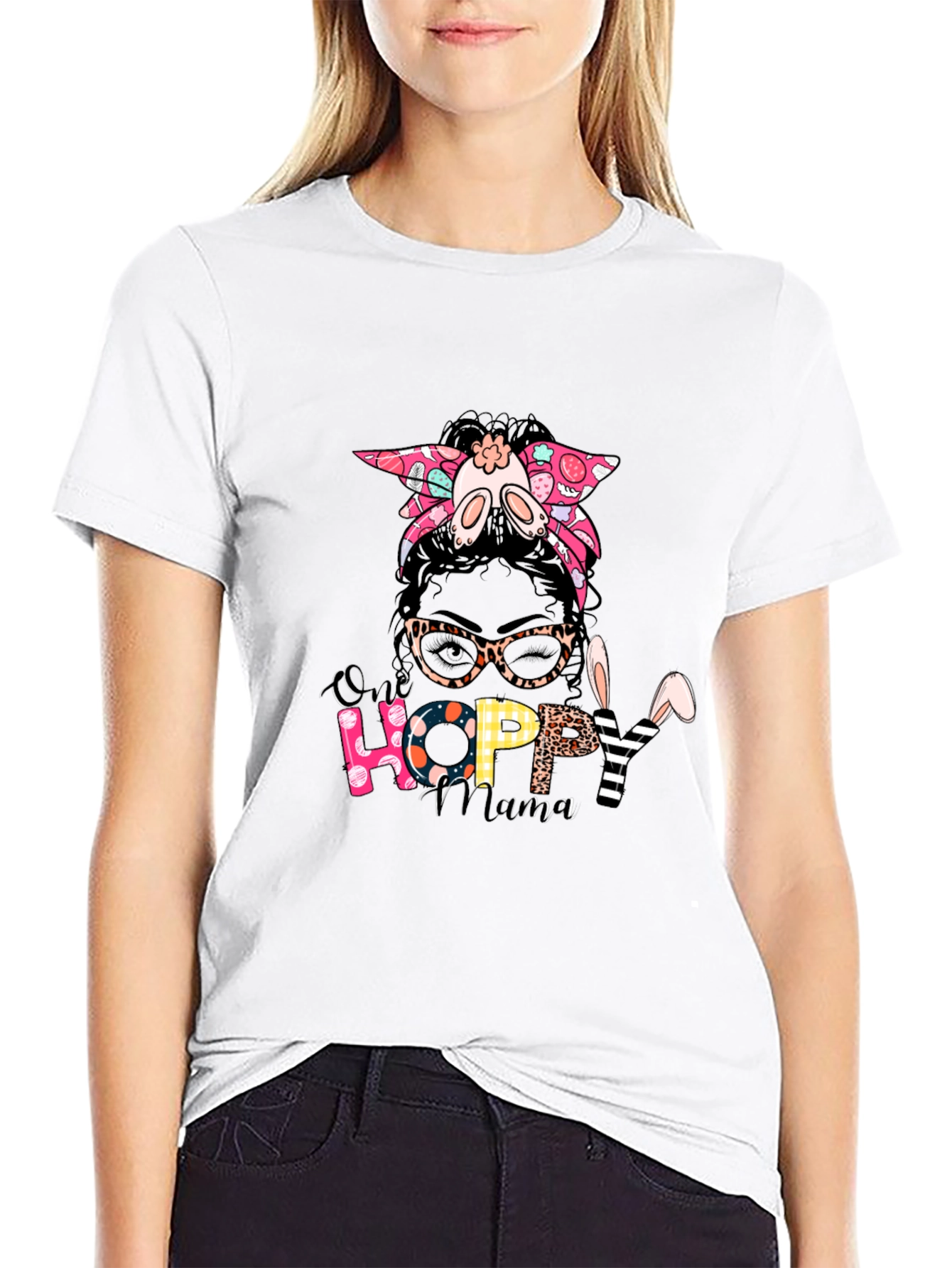 Hoppy Mama Easter Graphic Tee