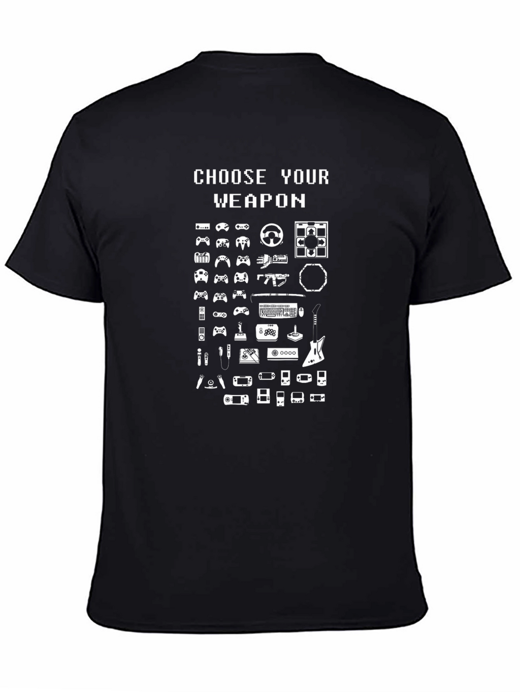Choose Your Weapon Gamer Graphic Tee