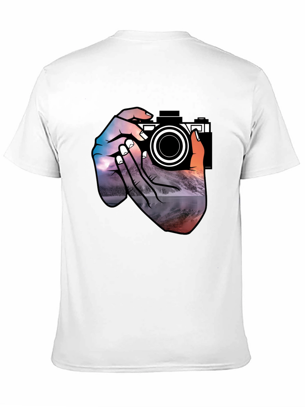 Photographers Vision Graphic Tee - Black Cotton T-Shirt