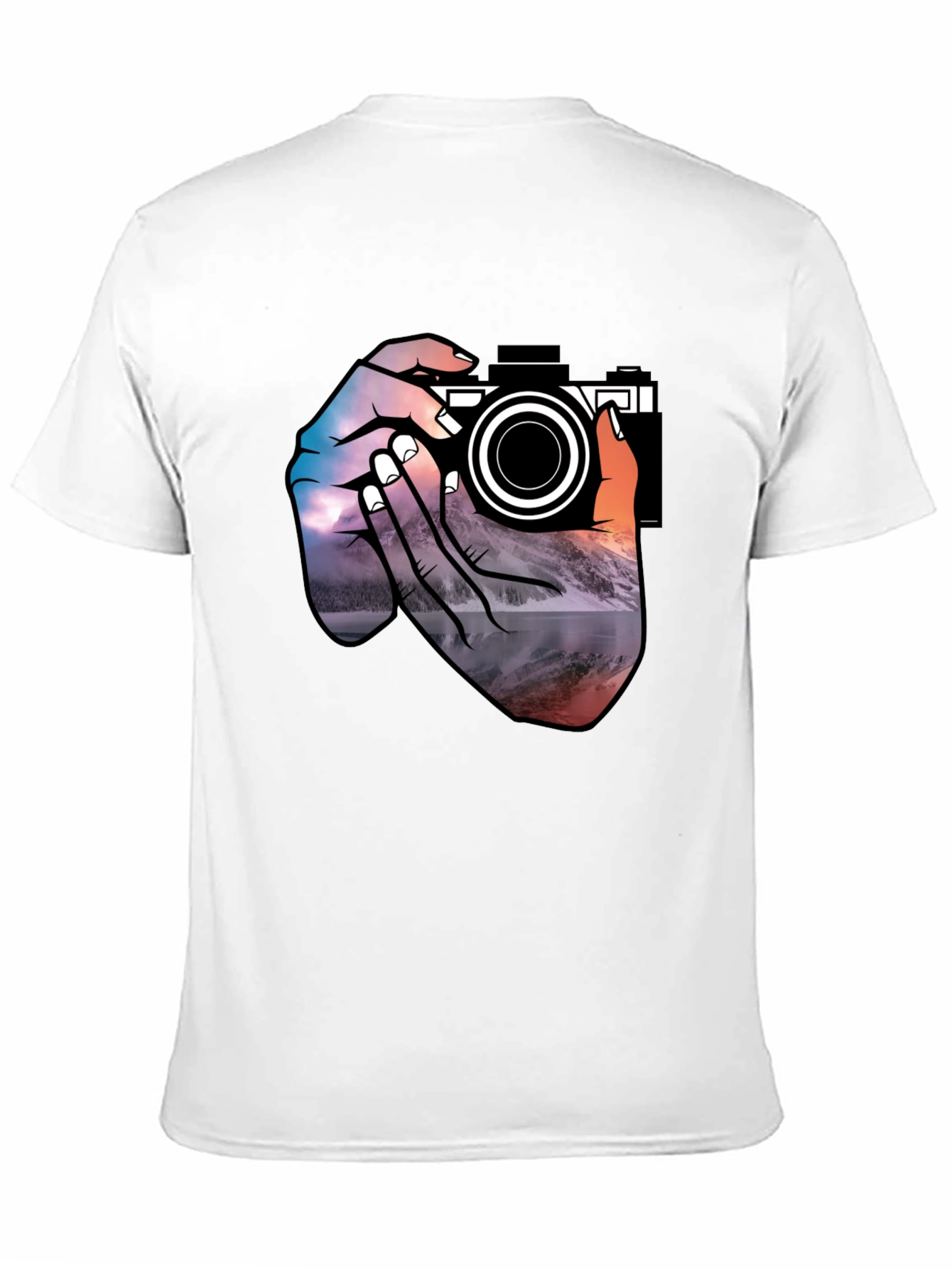 Photographers Vision Graphic Tee - Black Cotton T-Shirt