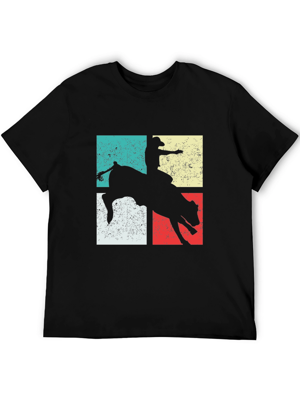 Retro Rodeo Rider Graphic T-Shirt