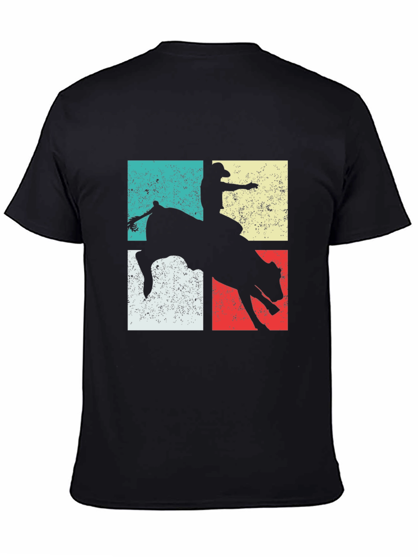 Retro Rodeo Rider Graphic T-Shirt