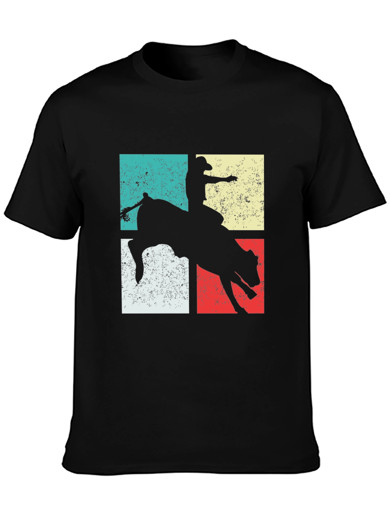 Retro Rodeo Rider Graphic T-Shirt