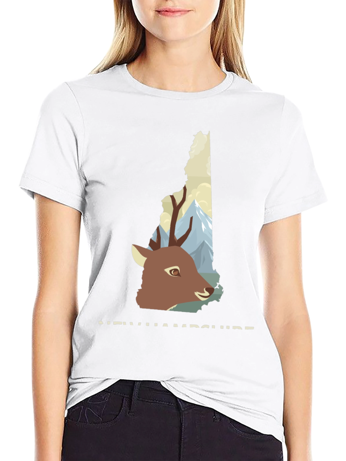 New Hampshire Deer Graphic Tee