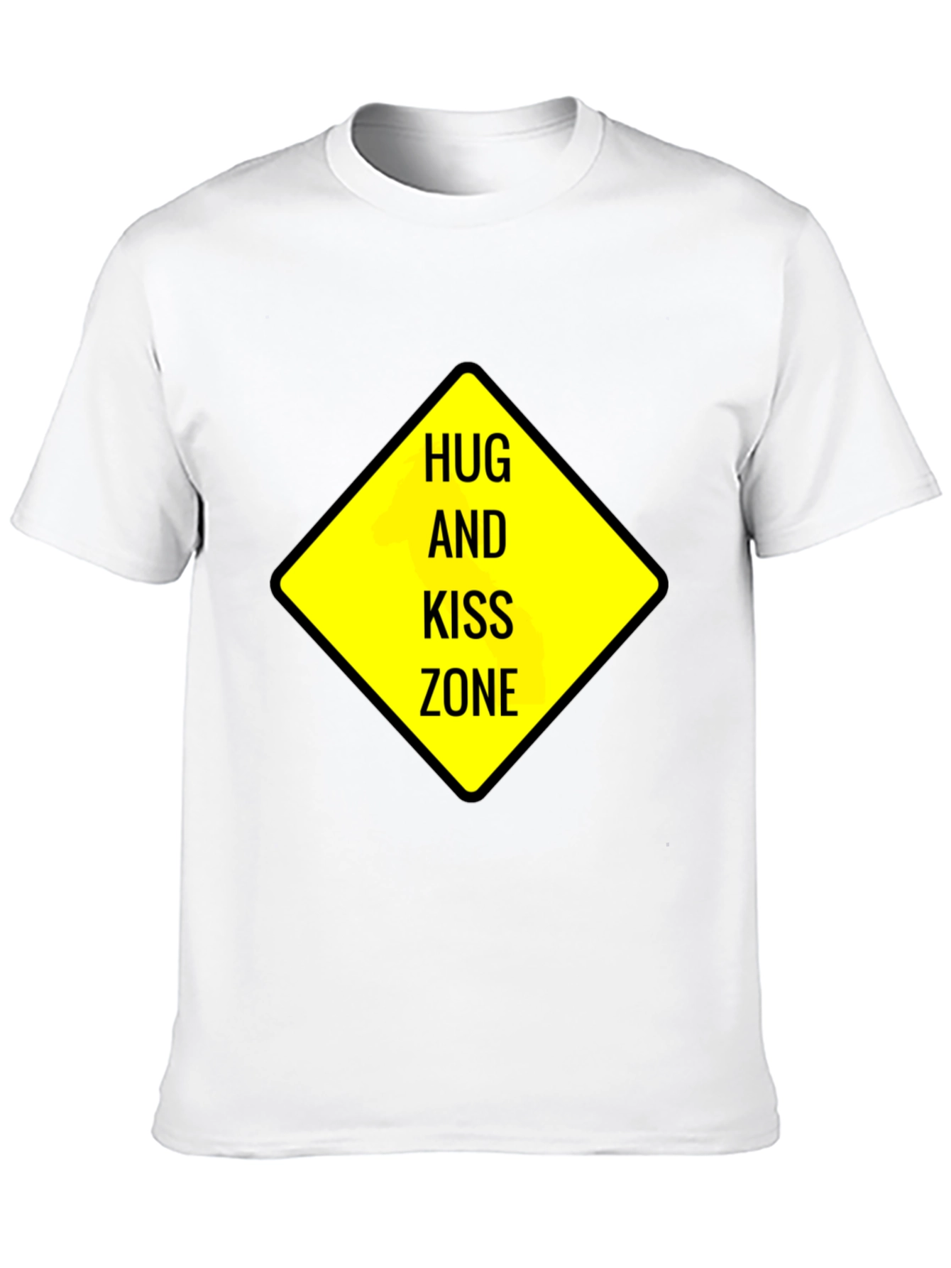 Hug and Kiss Zone Graphic T-Shirt