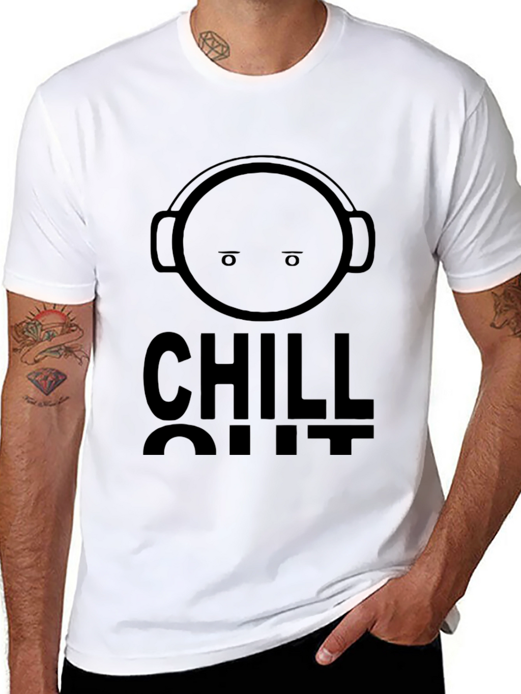 Chill Out Graphic Tee - Relaxed Vibe