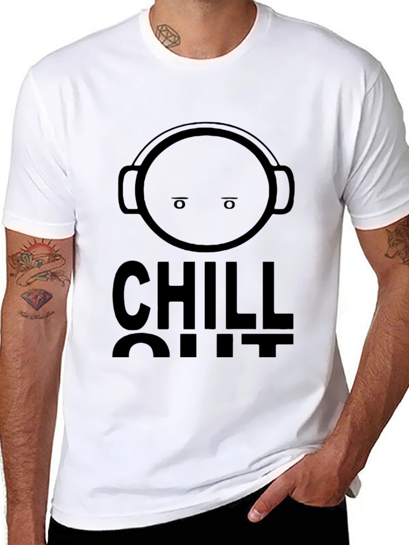 Chill Out Graphic Tee - Relaxed Vibe