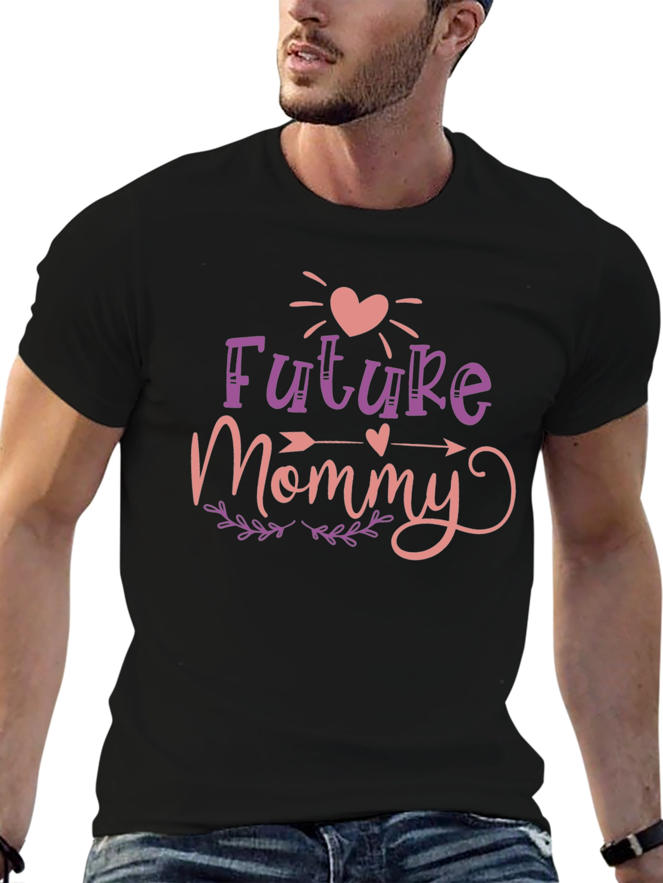 Future Mommy Graphic Tee - Expecting Mom Shirt