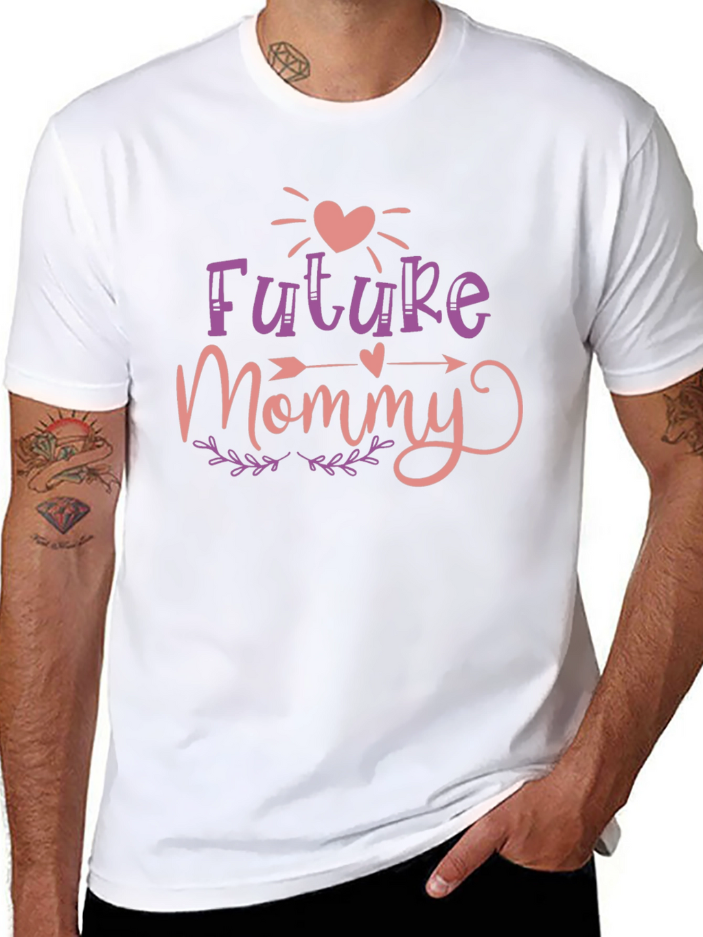 Future Mommy Graphic Tee - Expecting Mom Shirt