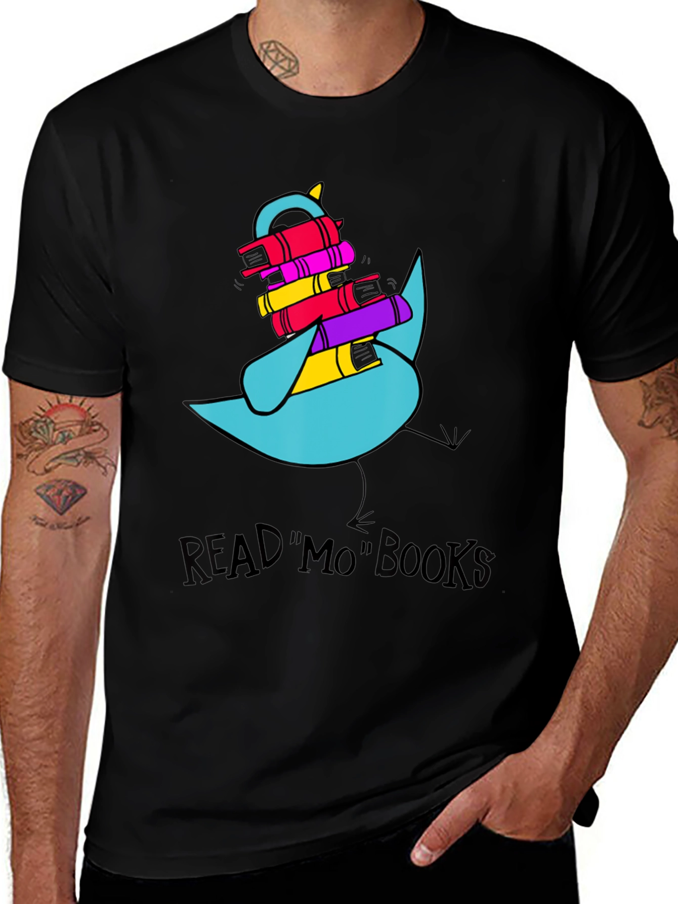 Read Mo Books Graphic Tee - Black Unisex Shirt
