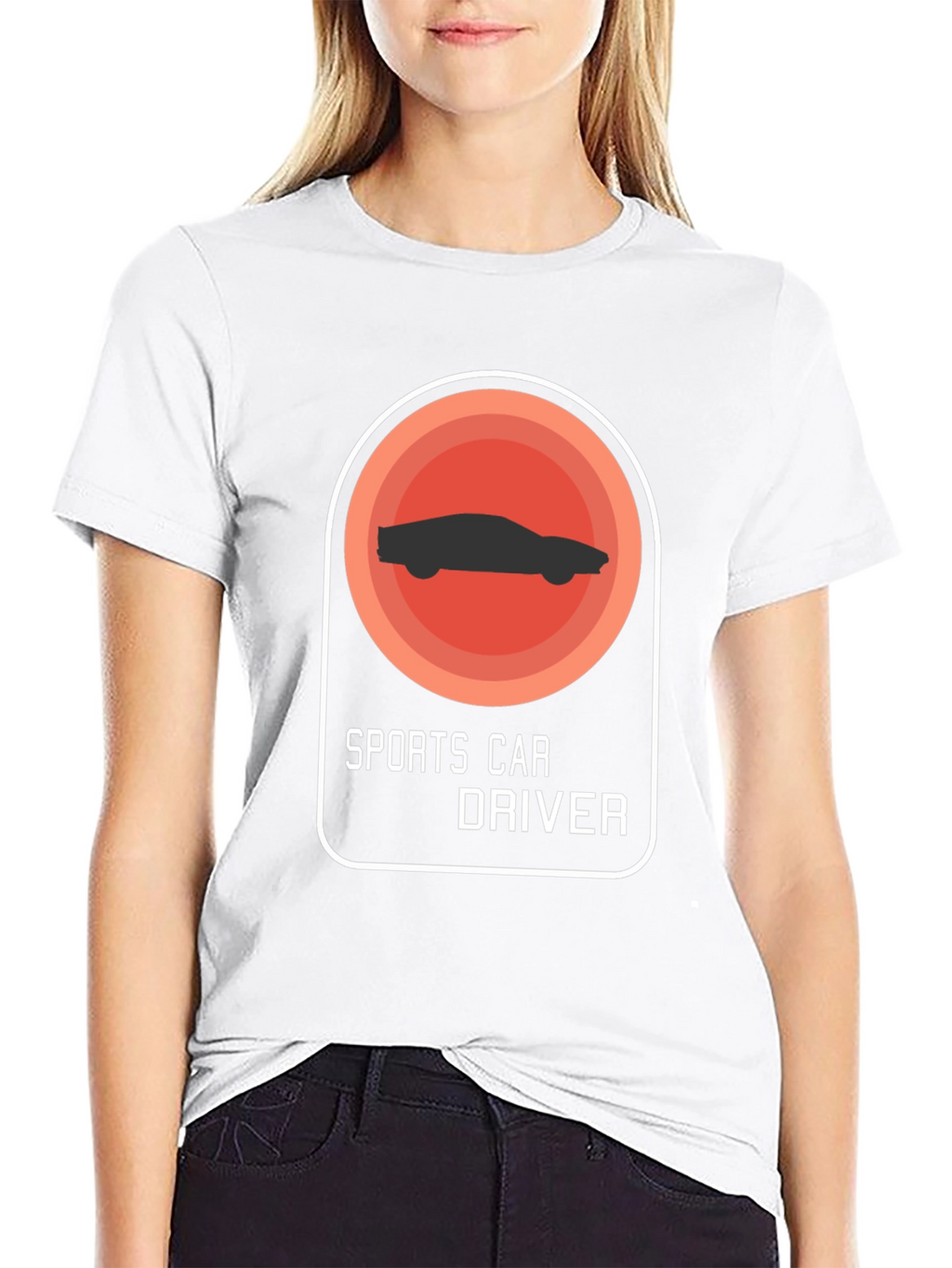 Sports Car Driver Graphic T-Shirt
