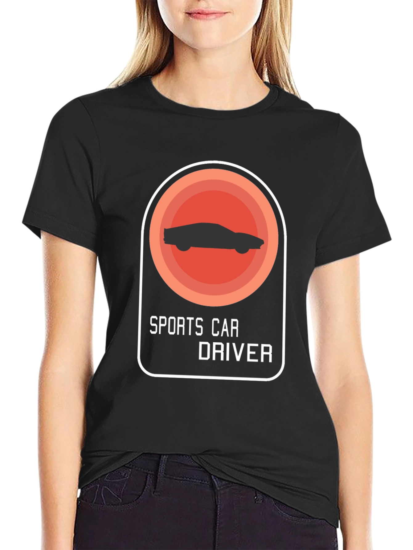 Sports Car Driver Graphic T-Shirt