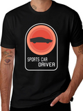 Sports Car Driver Graphic T-Shirt
