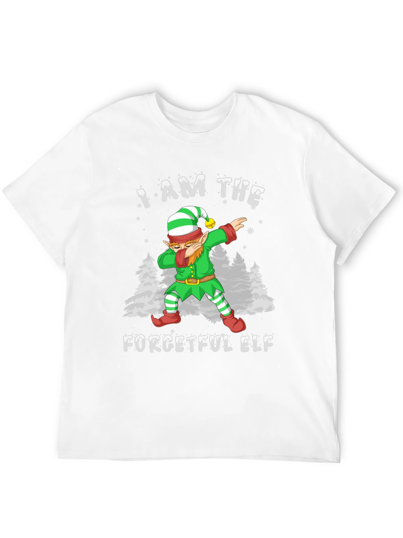 Forgetful Elf Dabbing Christmas T-Shirt