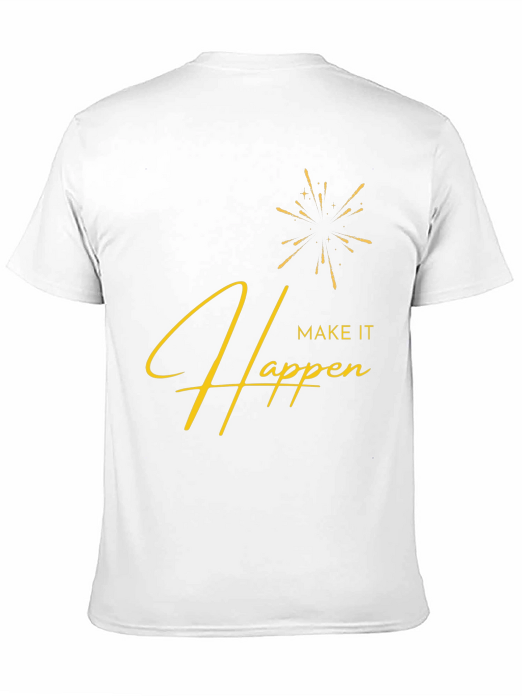 Make It Happen Graphic Tee - Stylish Black T-Shirt
