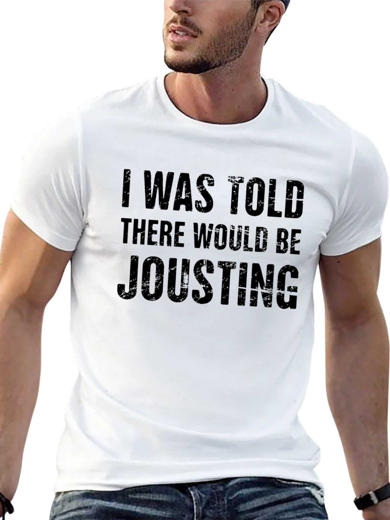 Jousting T-Shirt - Funny Slogan Tee