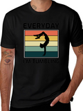 Everyday Im Tumbling Graphic Tee