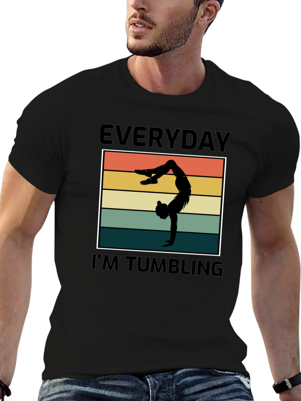 Everyday Im Tumbling Graphic Tee