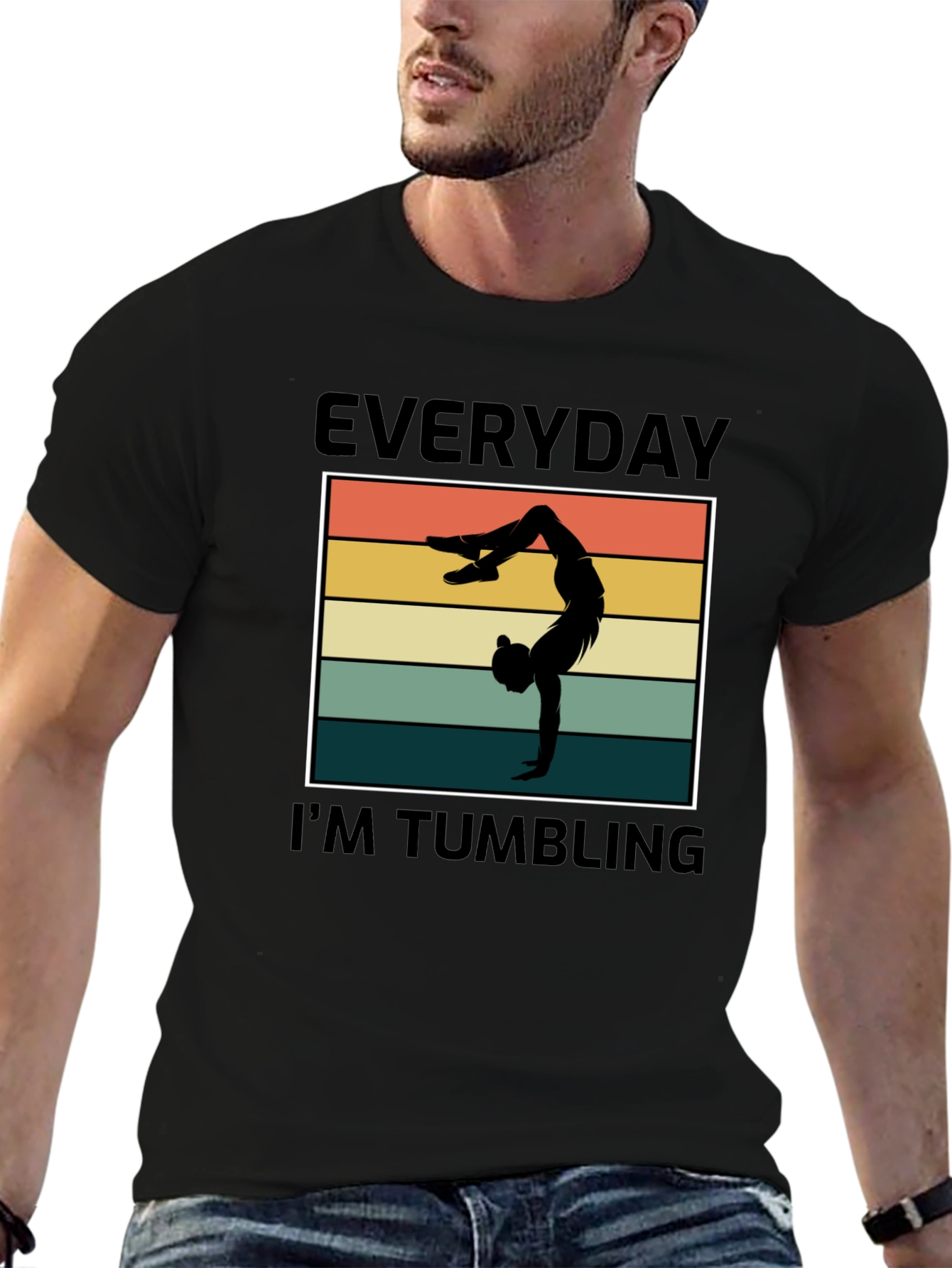 Everyday Im Tumbling Graphic Tee