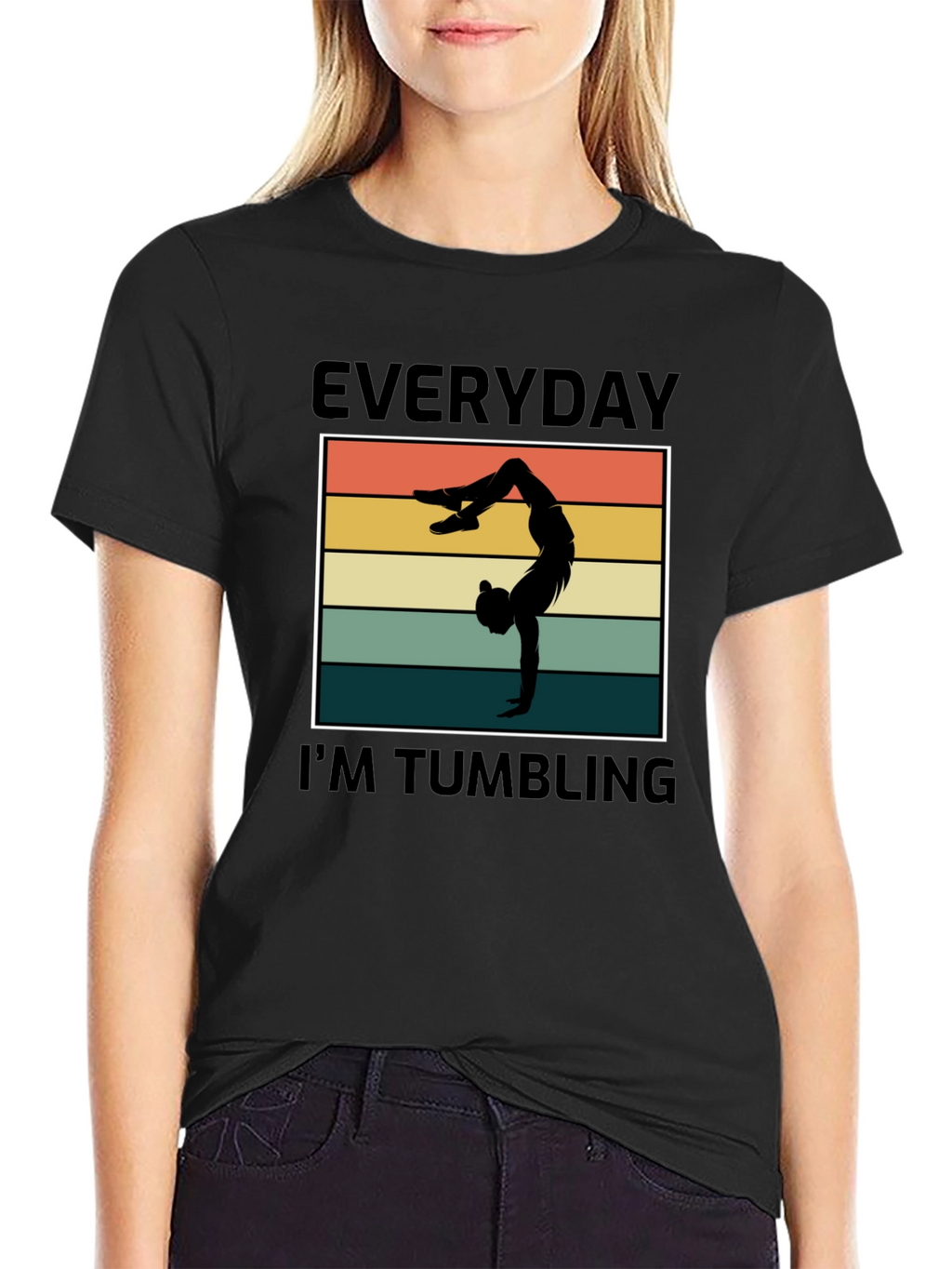 Everyday Im Tumbling Graphic Tee