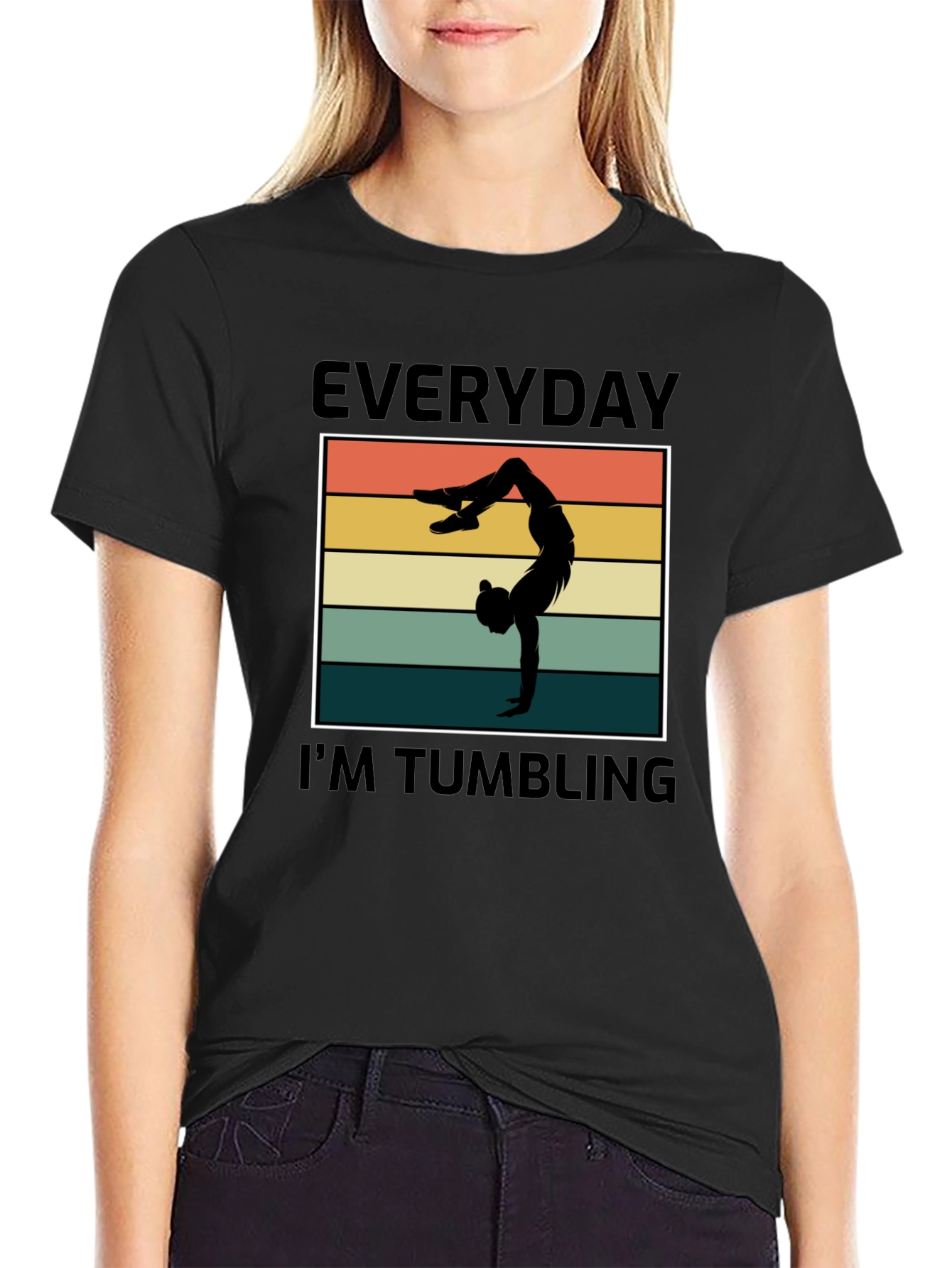 Everyday Im Tumbling Graphic Tee