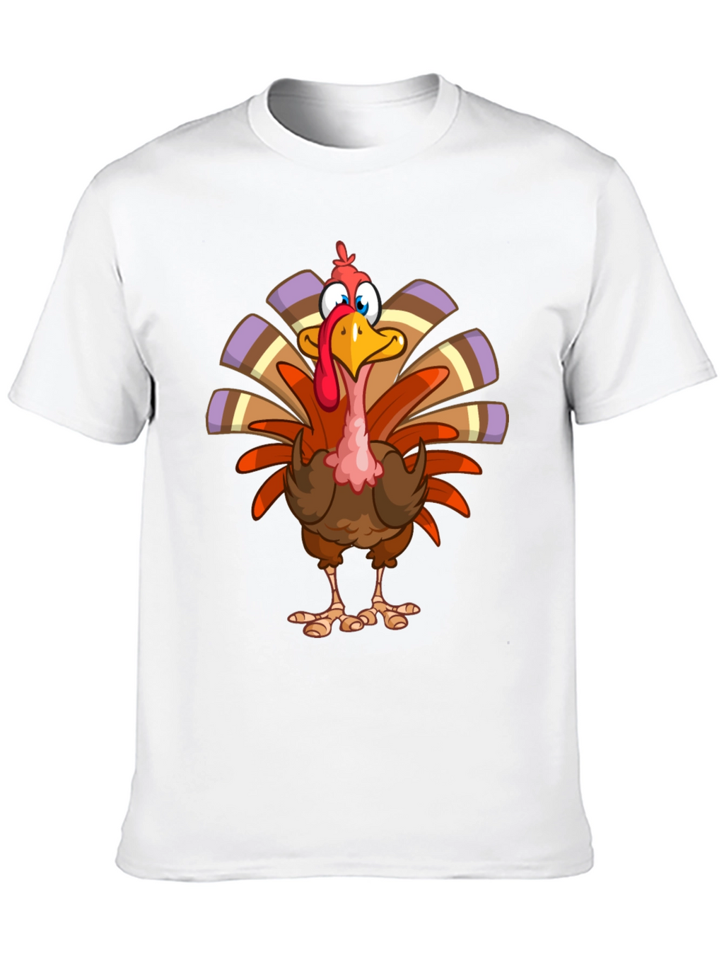 Thanksgiving Turkey Cartoon Graphic Tee