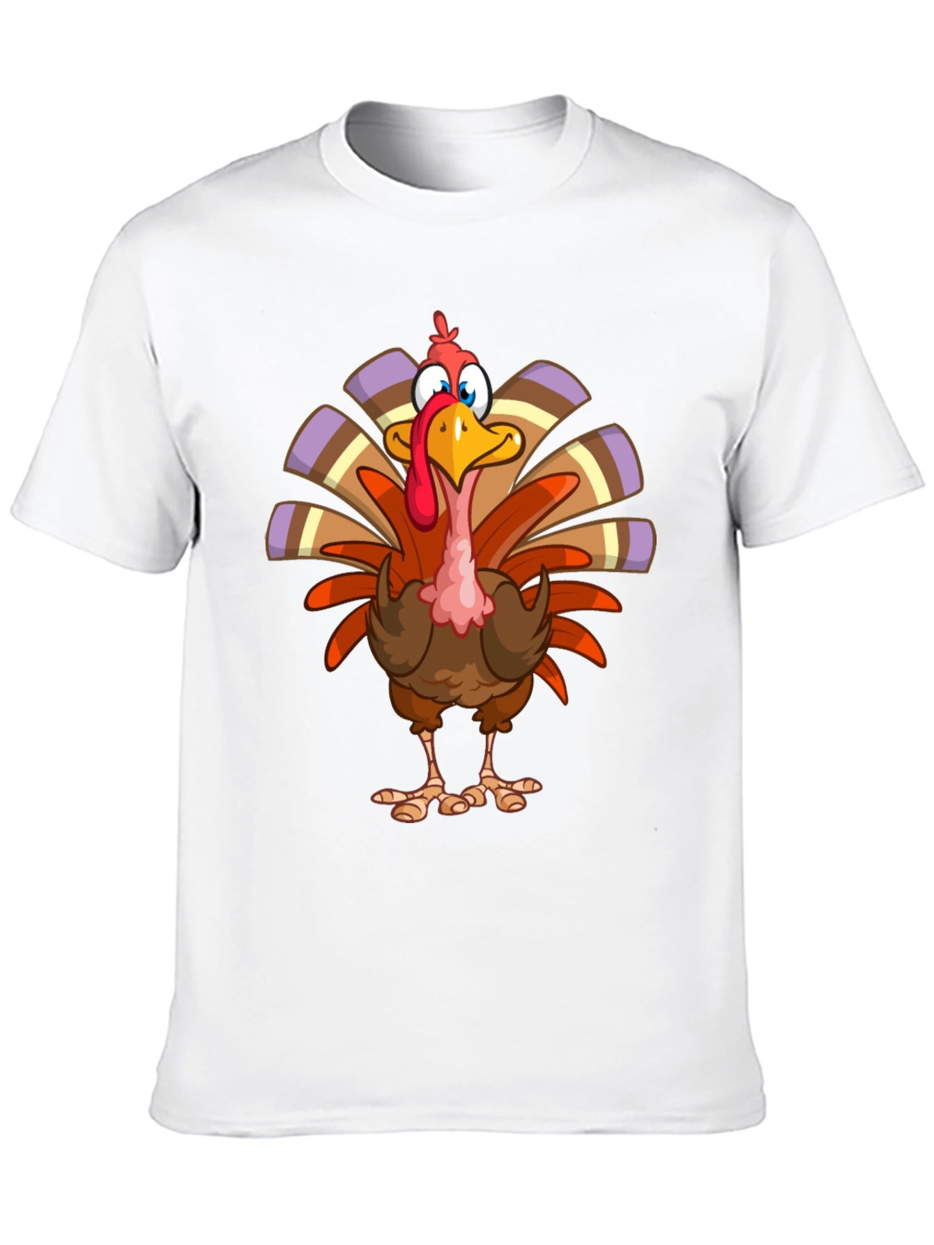 Thanksgiving Turkey Cartoon Graphic Tee