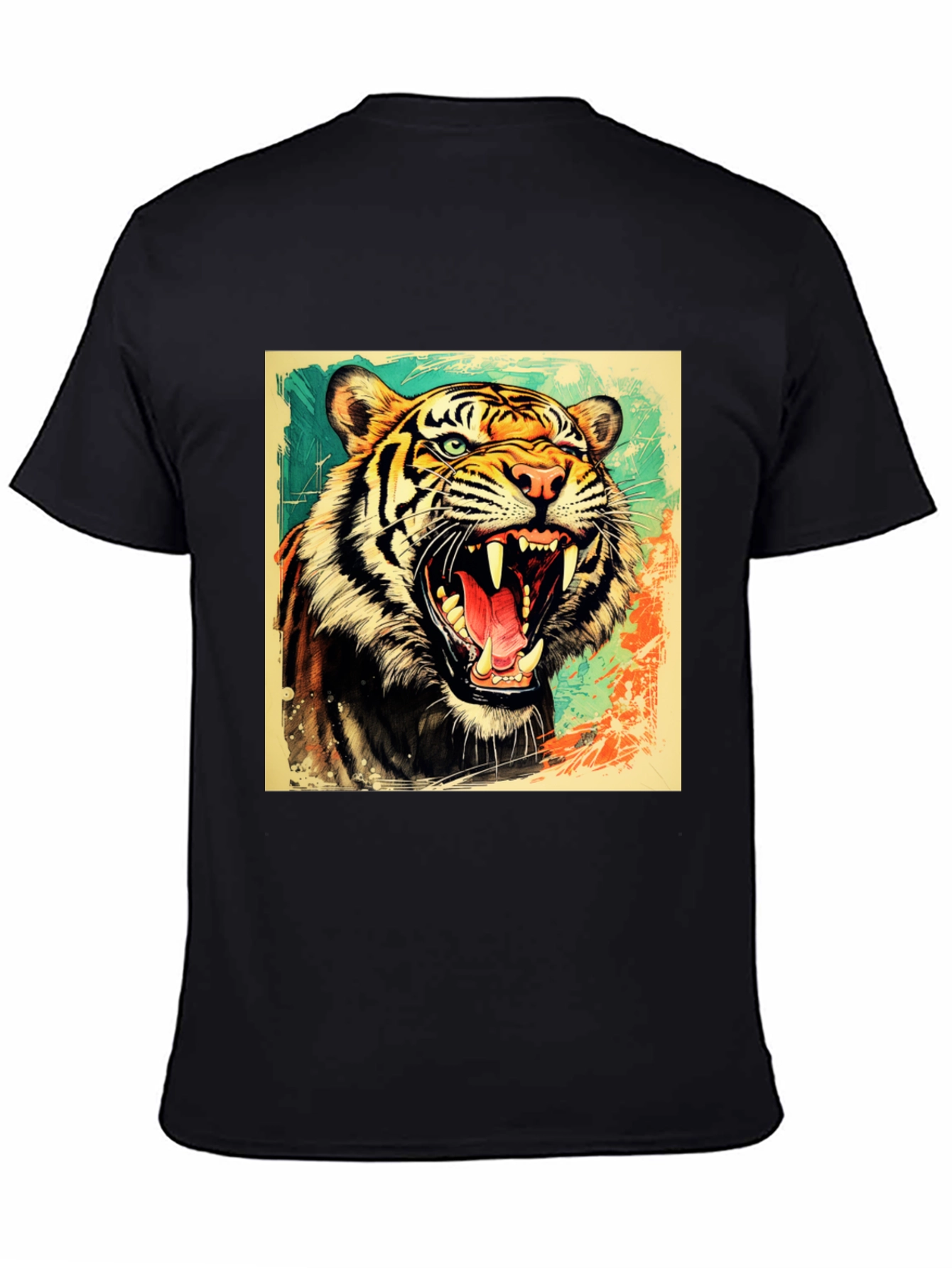 Roaring Tiger Graphic T-Shirt - Bold Wildlife Tee