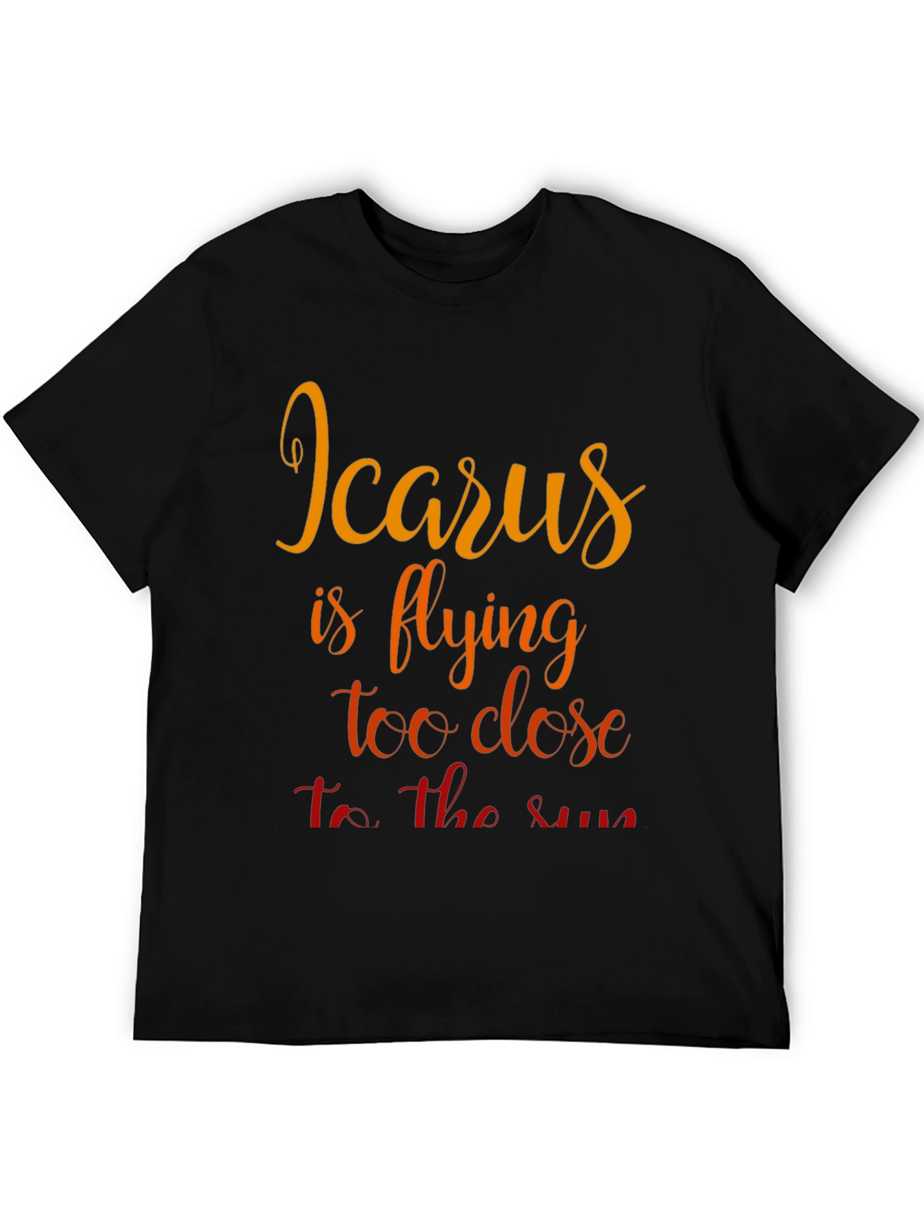 Icarus T-Shirt: Flying Too Close to the Sun