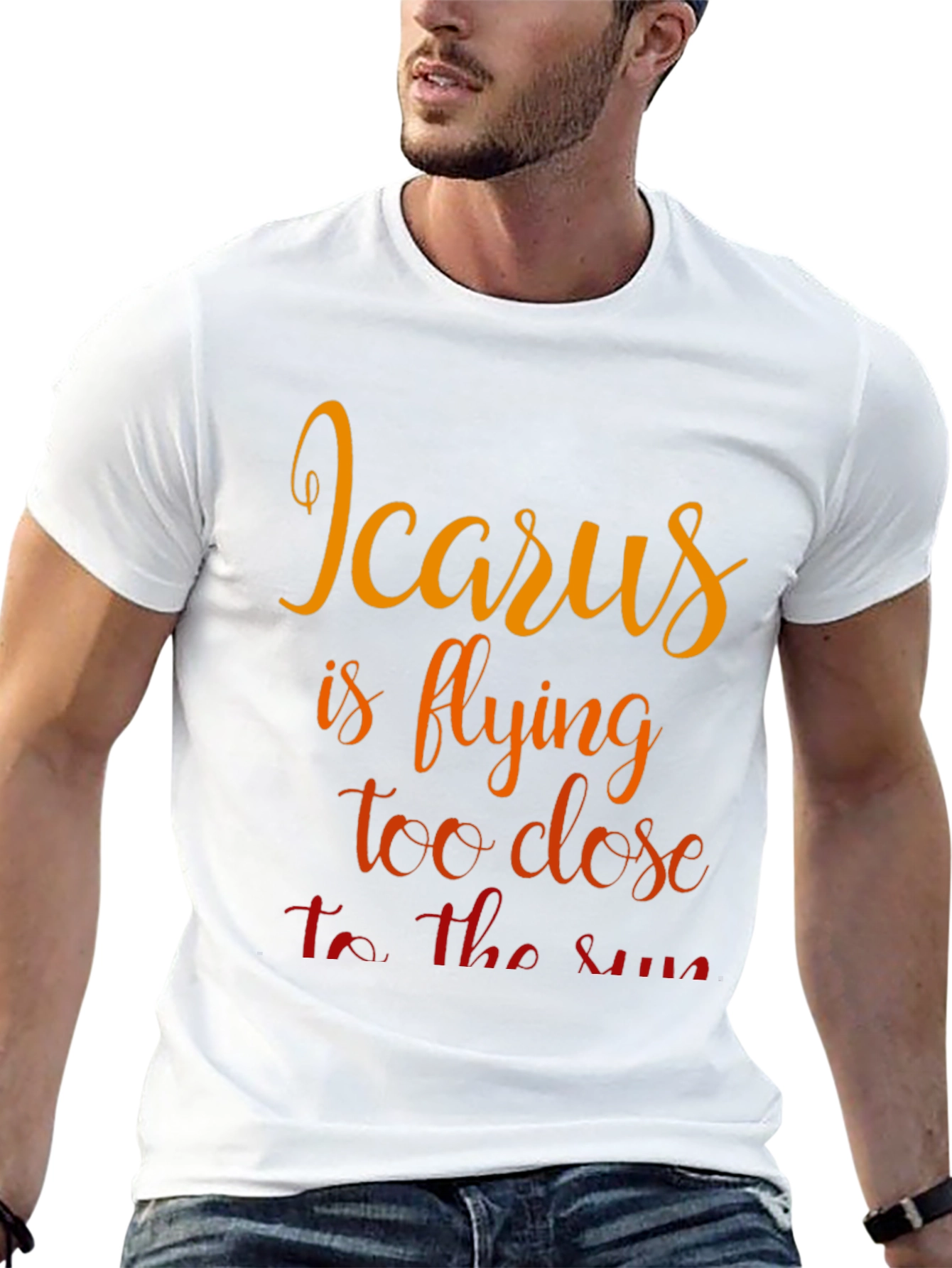 Icarus T-Shirt: Flying Too Close to the Sun
