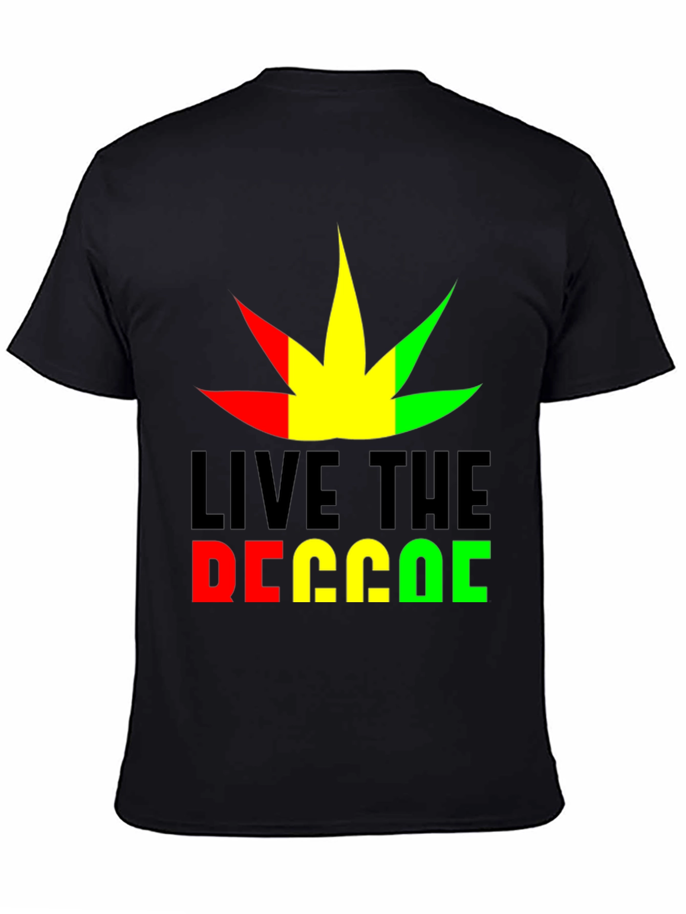 Live the Reggae T-Shirt - Rasta Colors