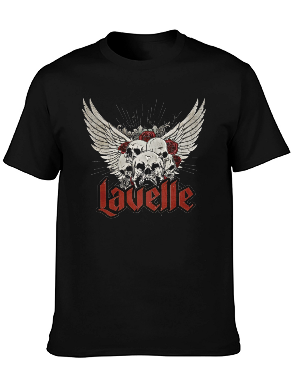 Lavelle Skull Winged Graphic T-Shirt